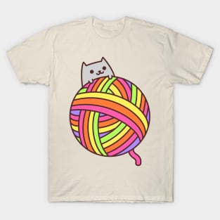 Yarn Ball Cat T-Shirt